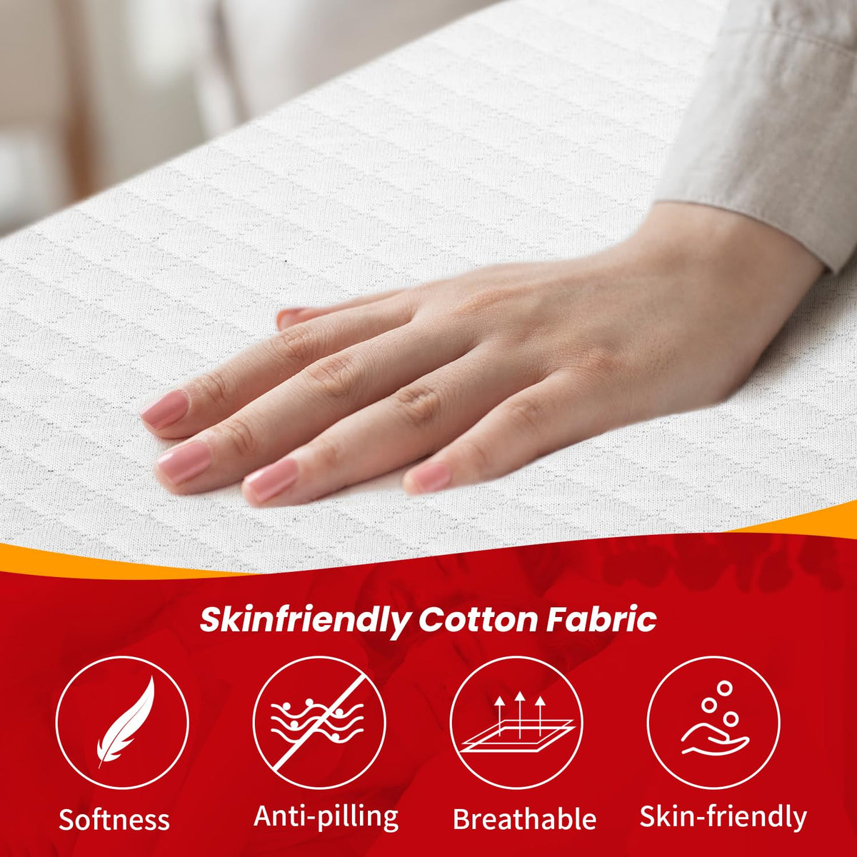 5 Inch Gel Memory Foam Twin Mattress Q171705