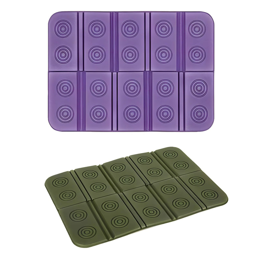 2 Pcs Waterproof Folding Foam Seat Cushion Q37908