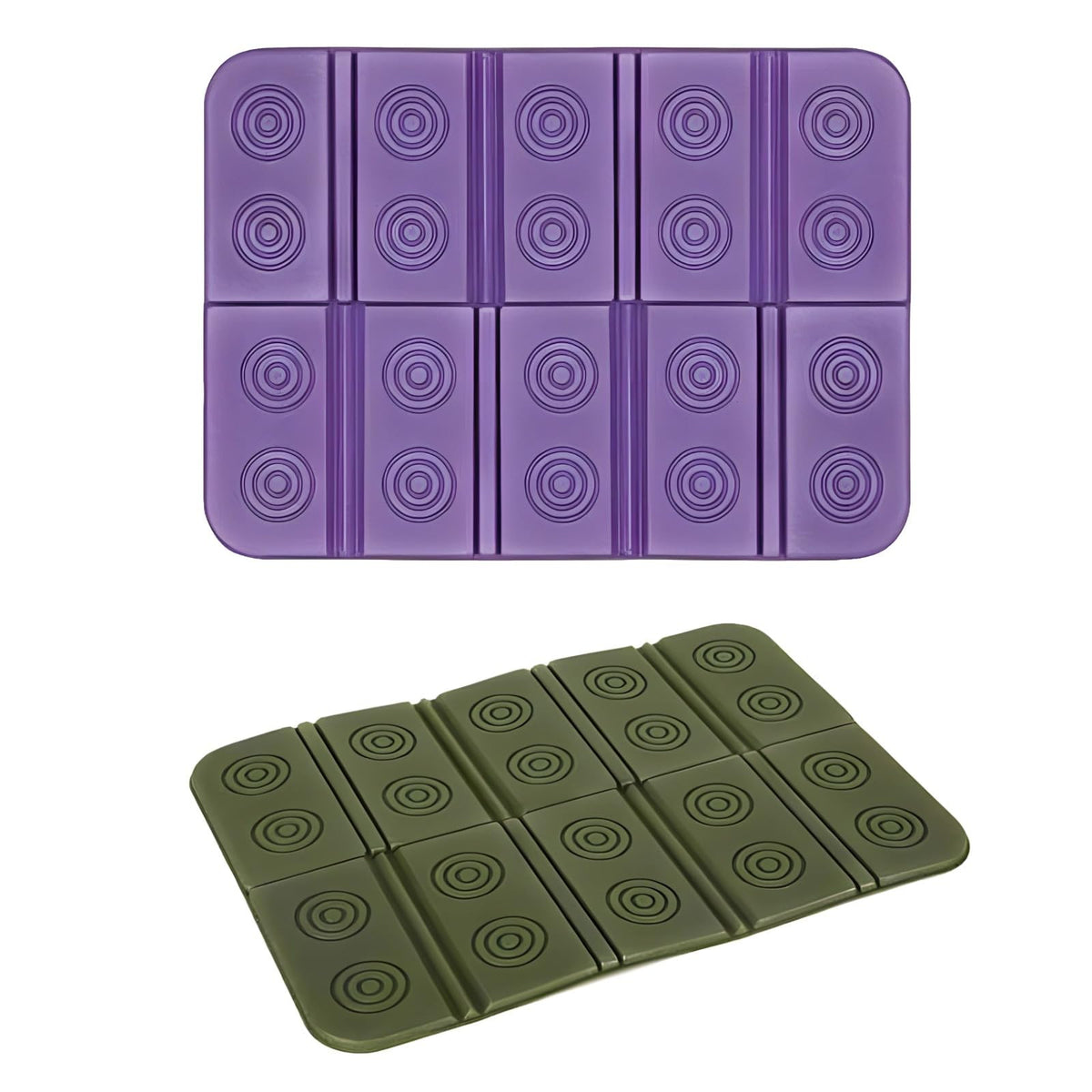 2 Pcs Waterproof Folding Foam Seat Cushion Q37908