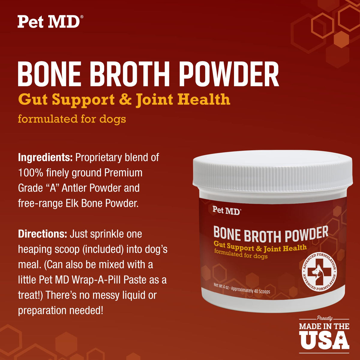 Bone Broth Powder Supplement & Pill Paste X7090