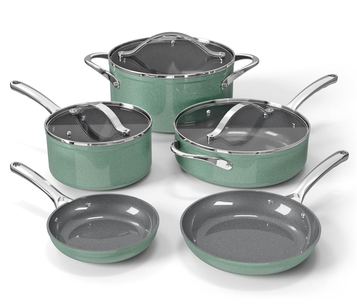 12-Piece Nonstick Ceramic Cookware Set H8158