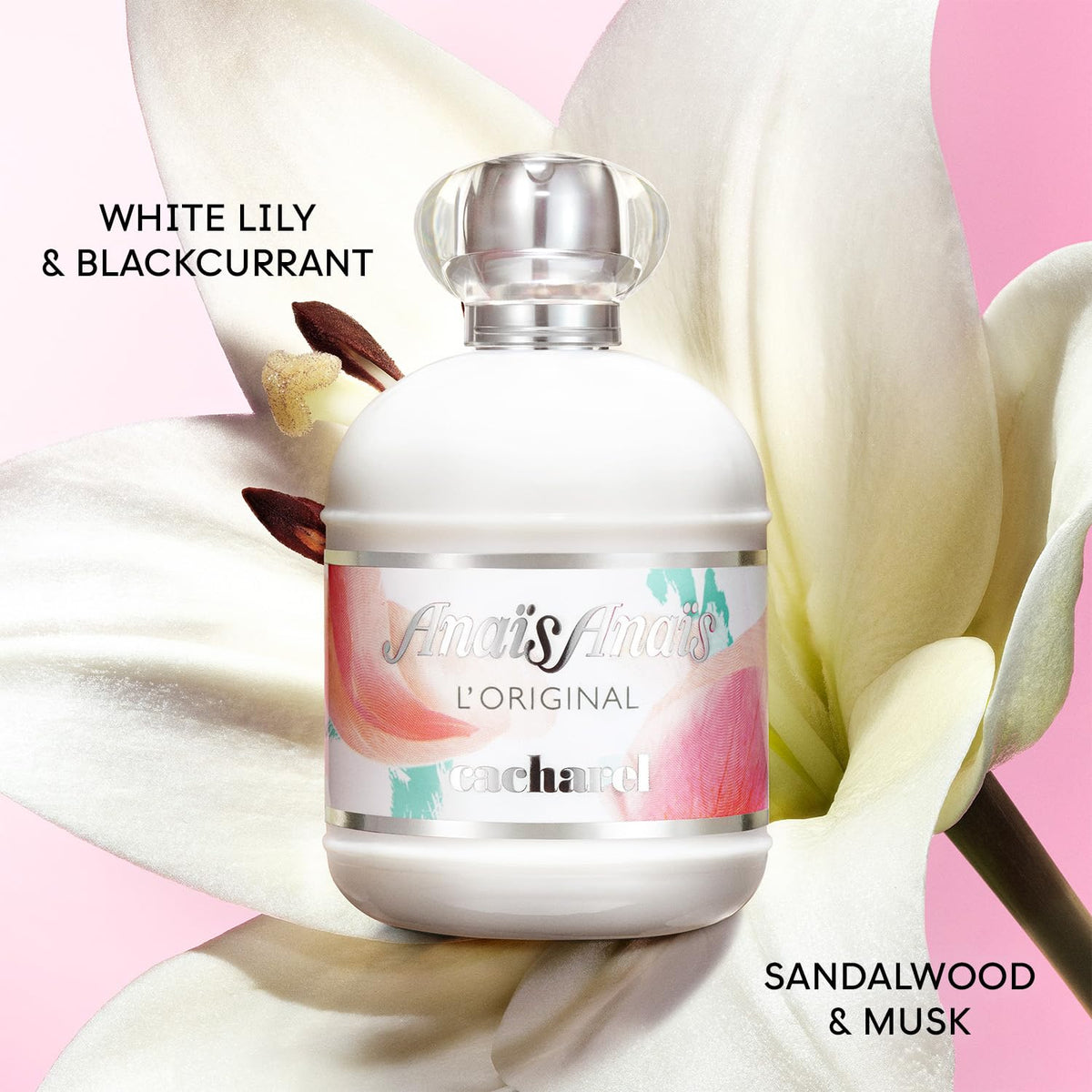 Eau de Toilette Floral Green White Lily & Musk Perfume Spray D6772