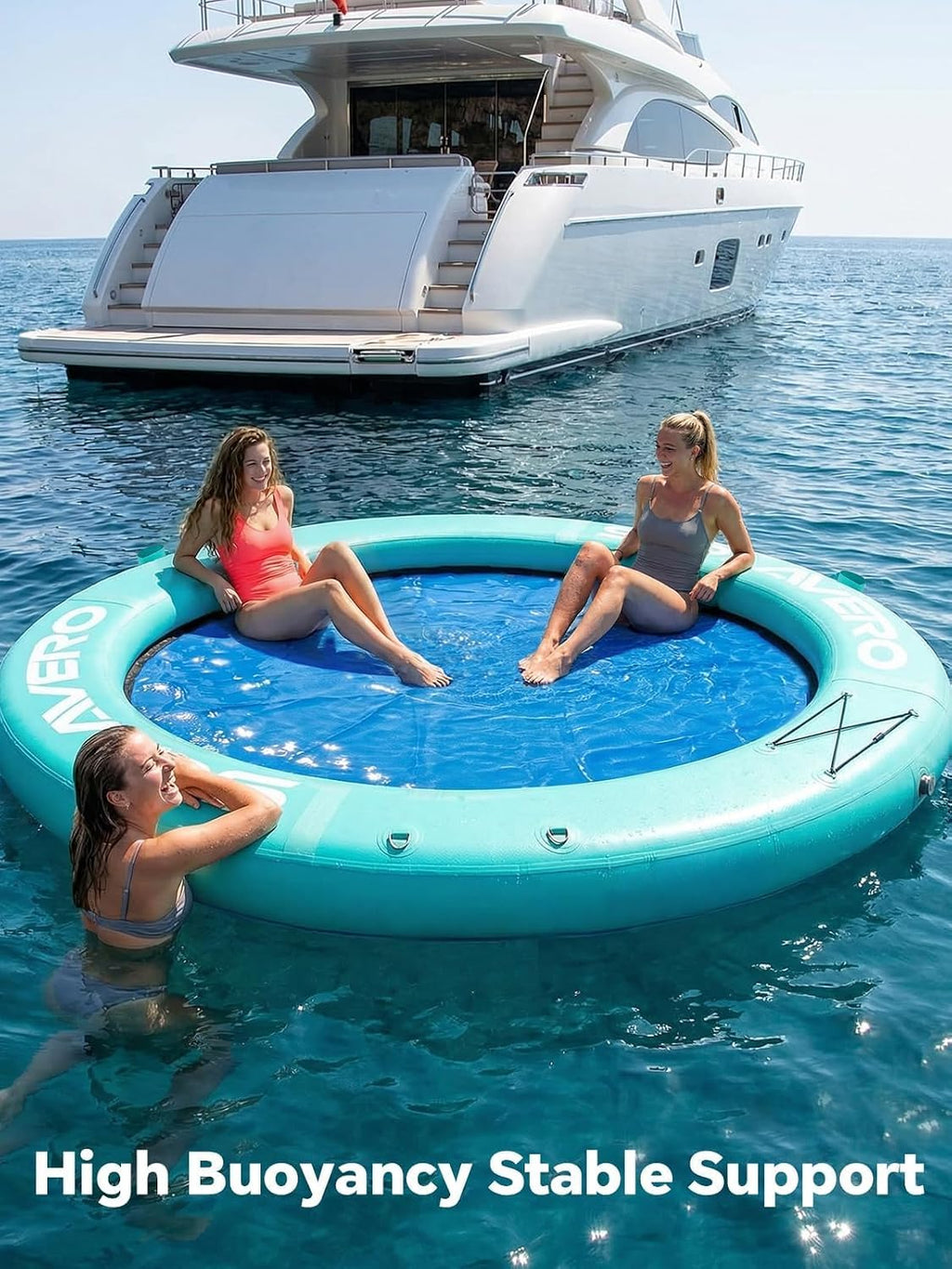 Inflatable Floating Dock and Water Hammock J9931