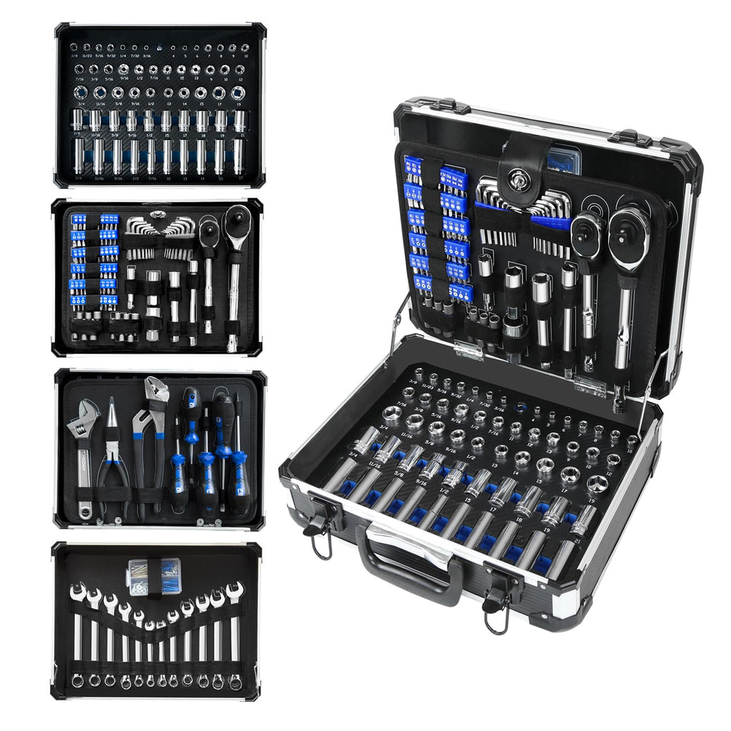 240-Pieces Mechanic Tool Set with Aluminium Tool Box N439