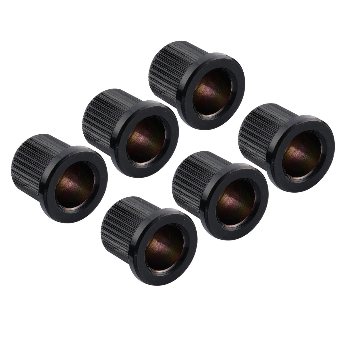 Guitar String Ferrules, Black (Set of 6) U4491