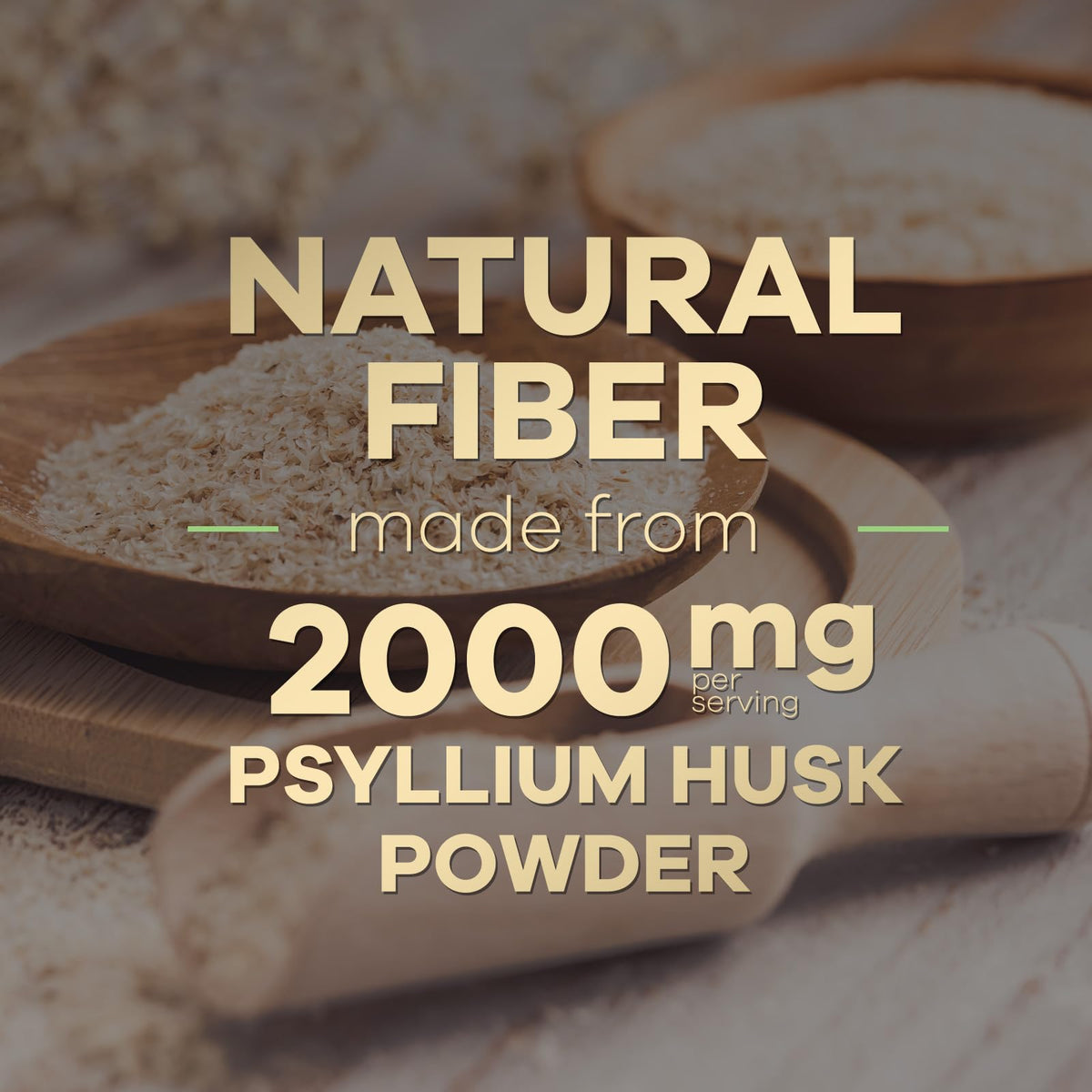 Psyllium Husk Capsules 2000 mg 120 Capsules U219