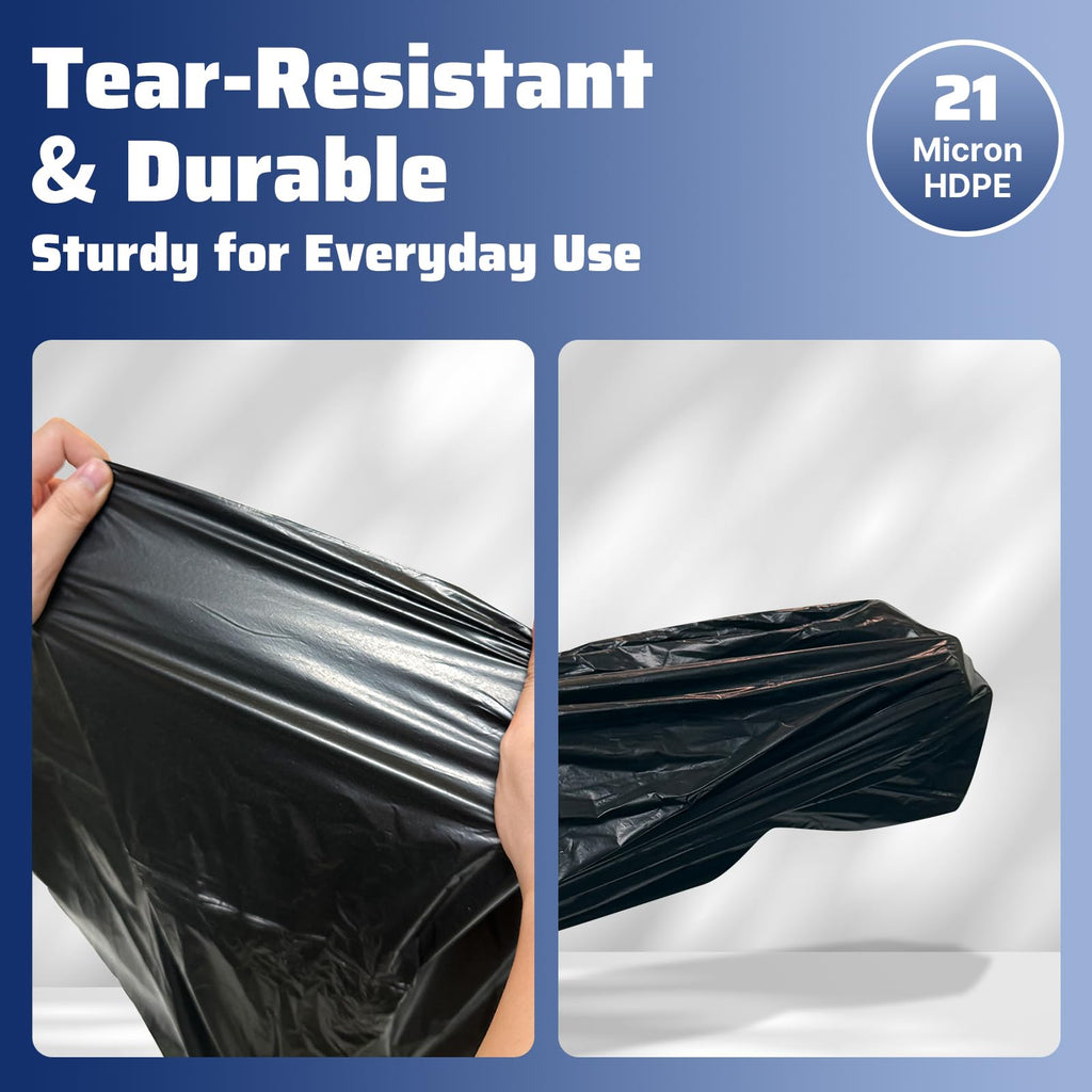 40-45 Gallon 100 Count 21 Micron HDPE Trash Bags U227