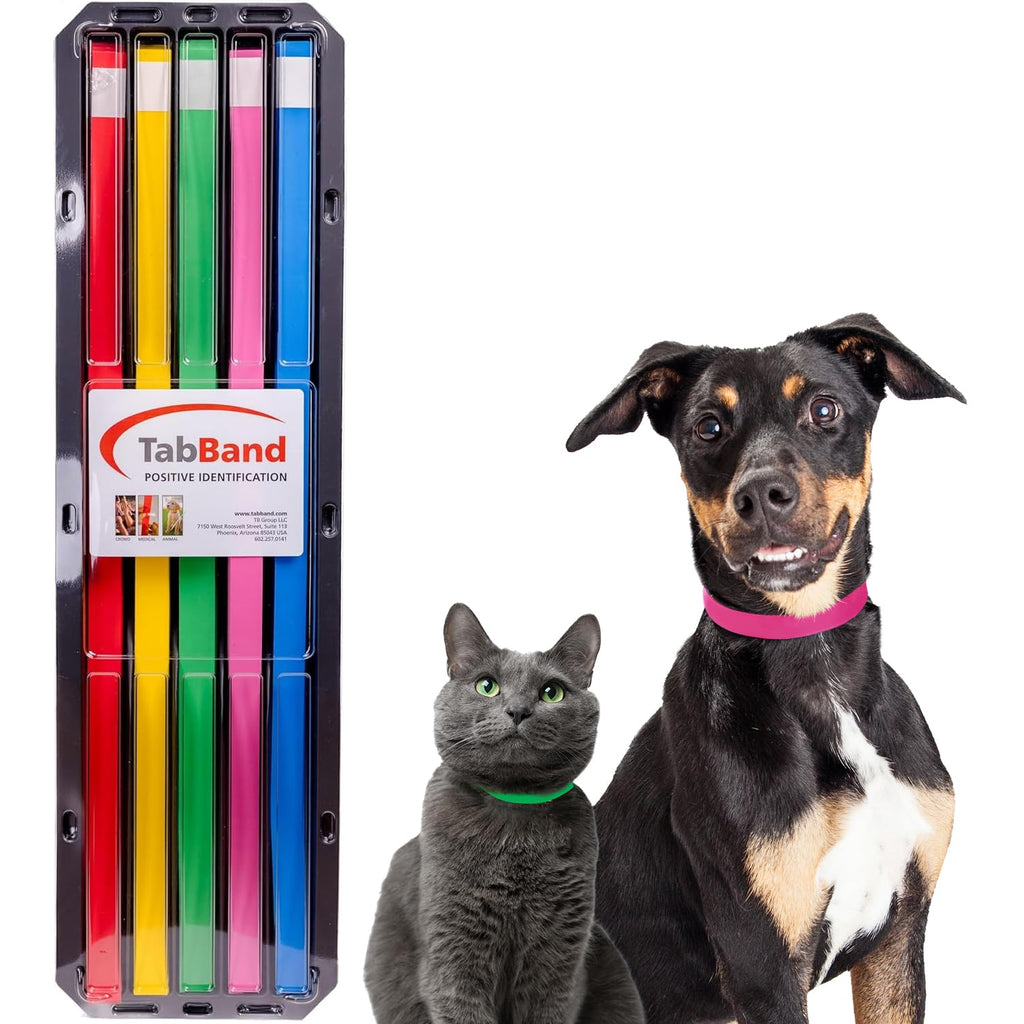 20 Inch 500 Count Waterproof Writable Tear-Resistant Pet ID Collars Q759987