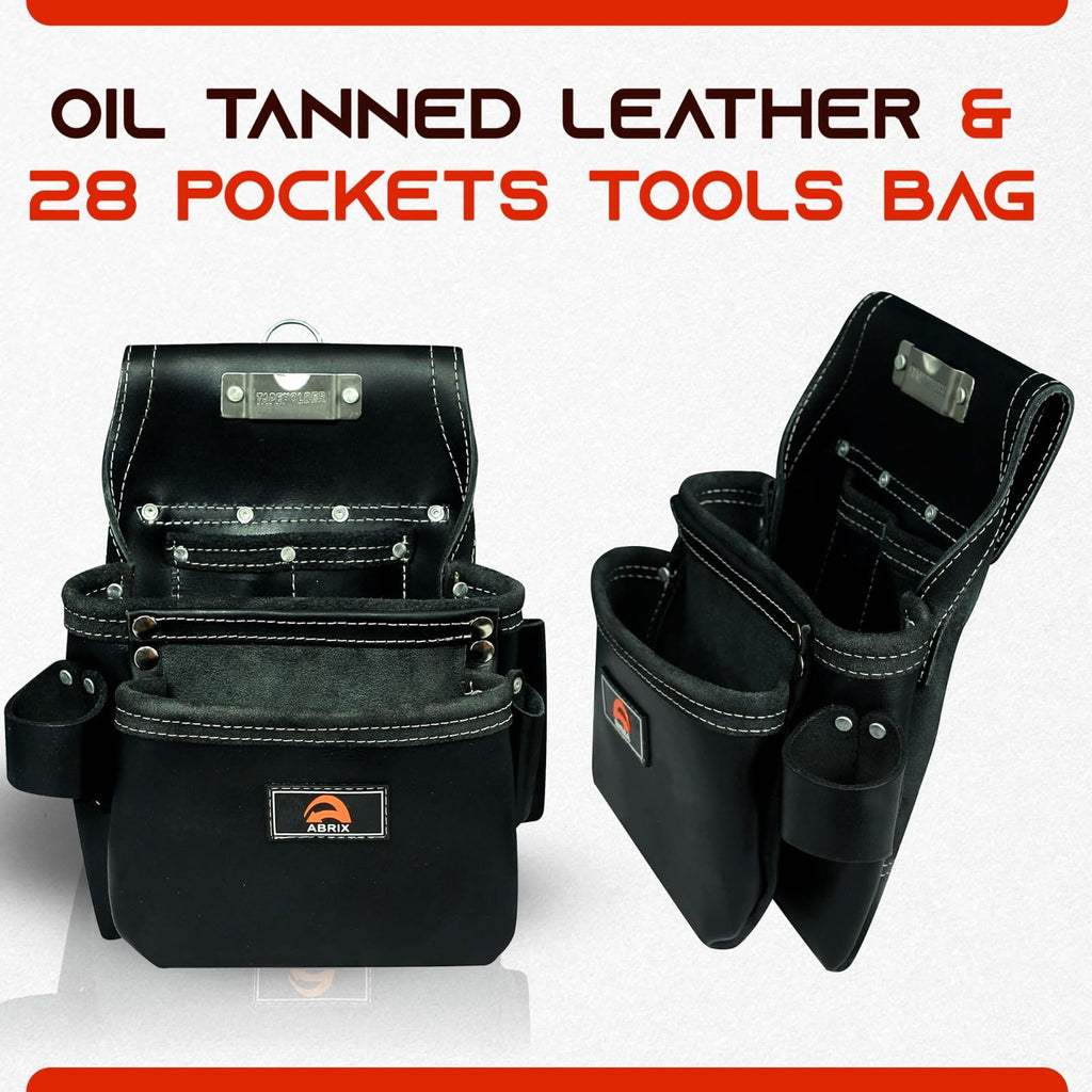 Heavy Duty 4MM Thick Genuine Leather Tool Belt M144463