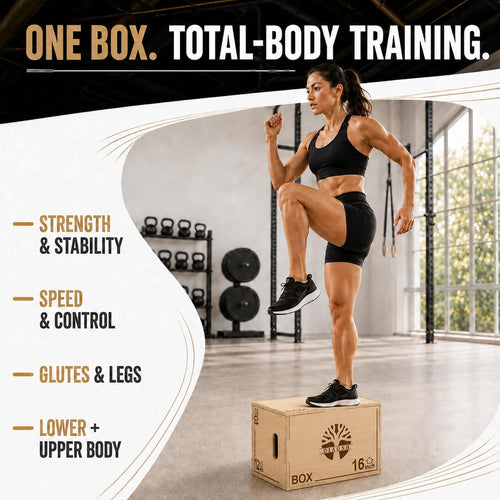 3-in-1 Wood Plyometric Jump Platform J166