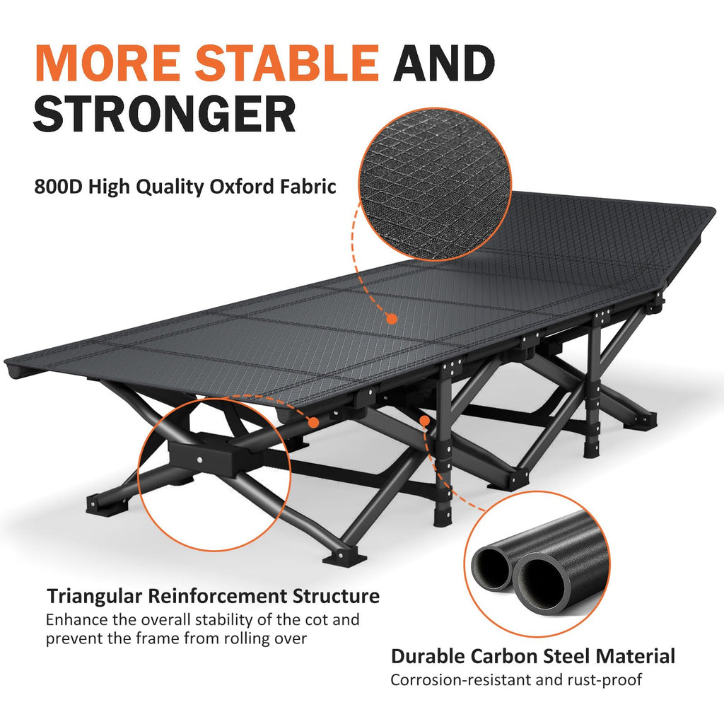 Camping Cot with Cushion Z26398