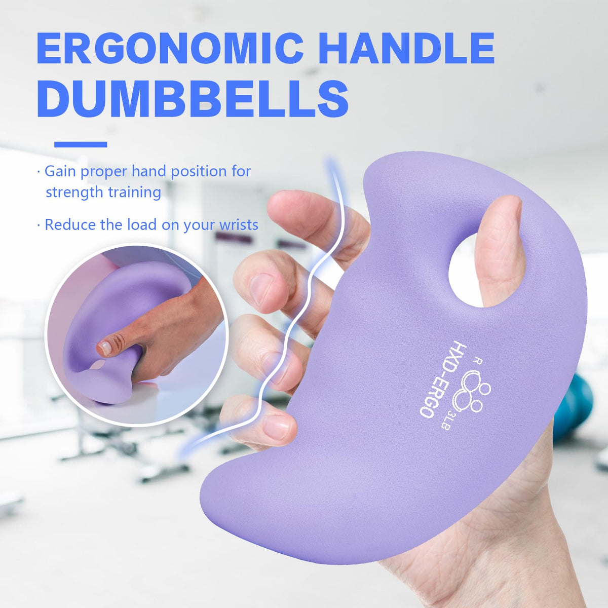Ergonomic Ear Dumbbells E130