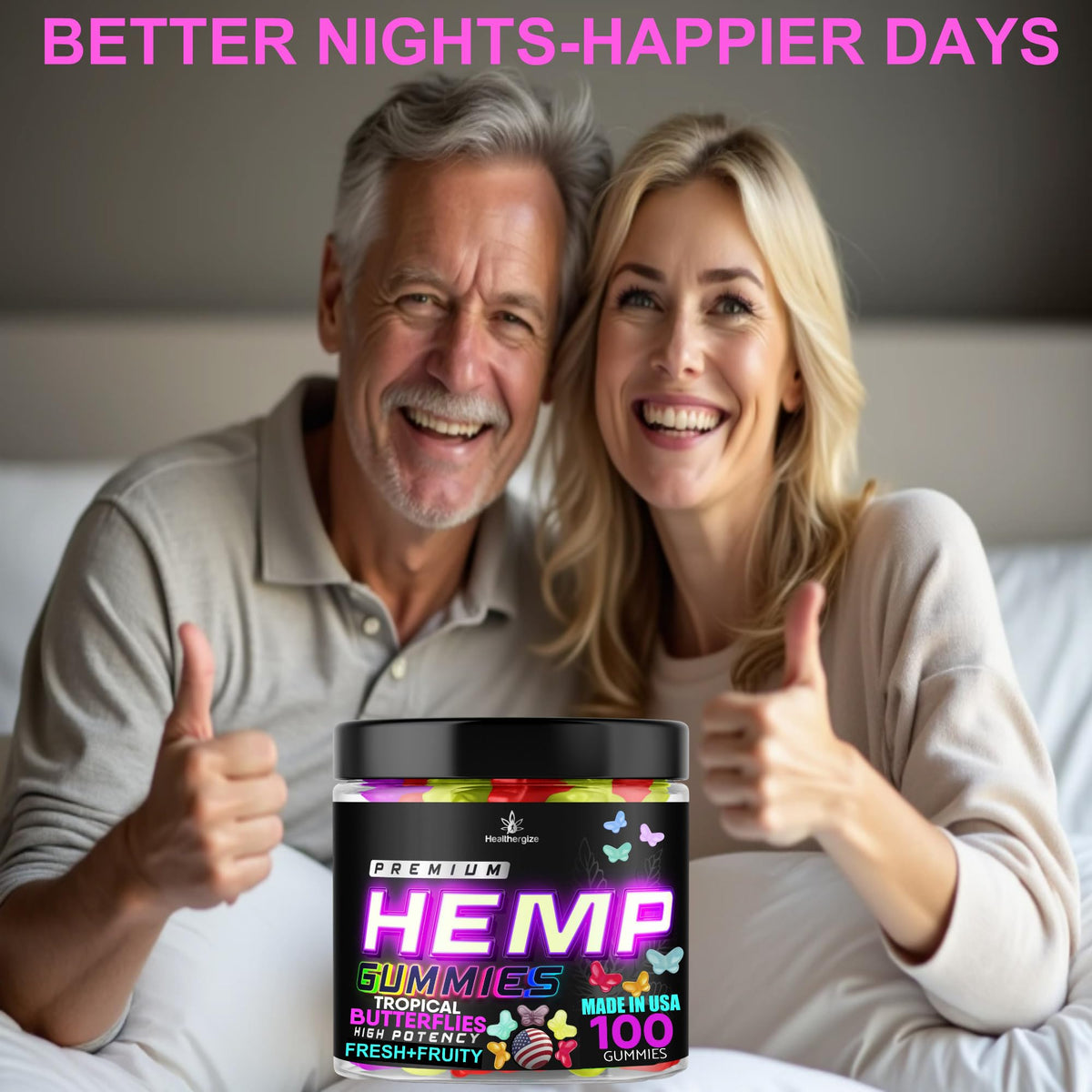 Hemp Gummies 100 Count X7357