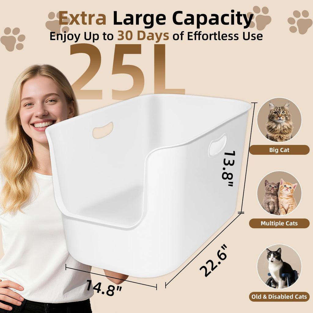 Extra Large High Sided Cat Litter Box S715800