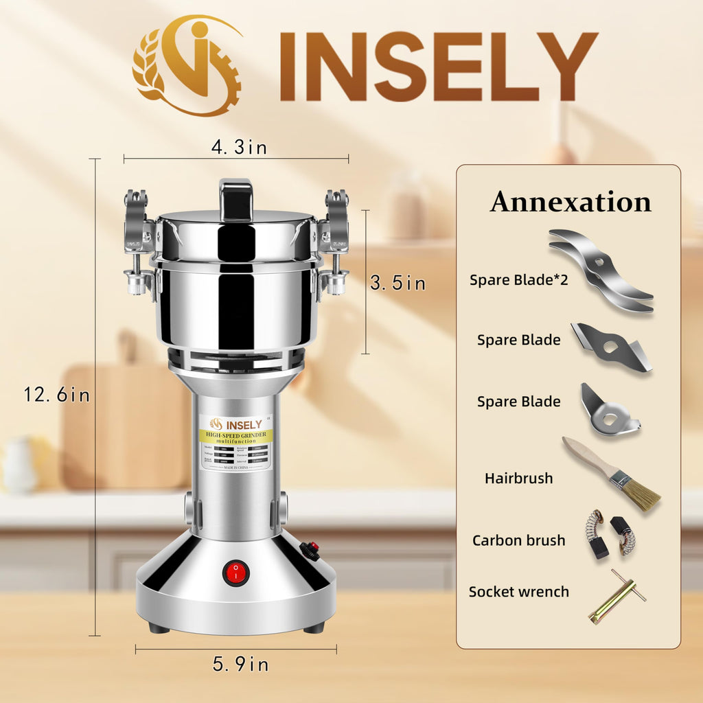 150g Electric Stainless Steel Grain Mill N137925