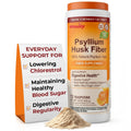 Psyllium Husk Powder Fiber Supplement, Orange Flavor, 15 oz P7901
