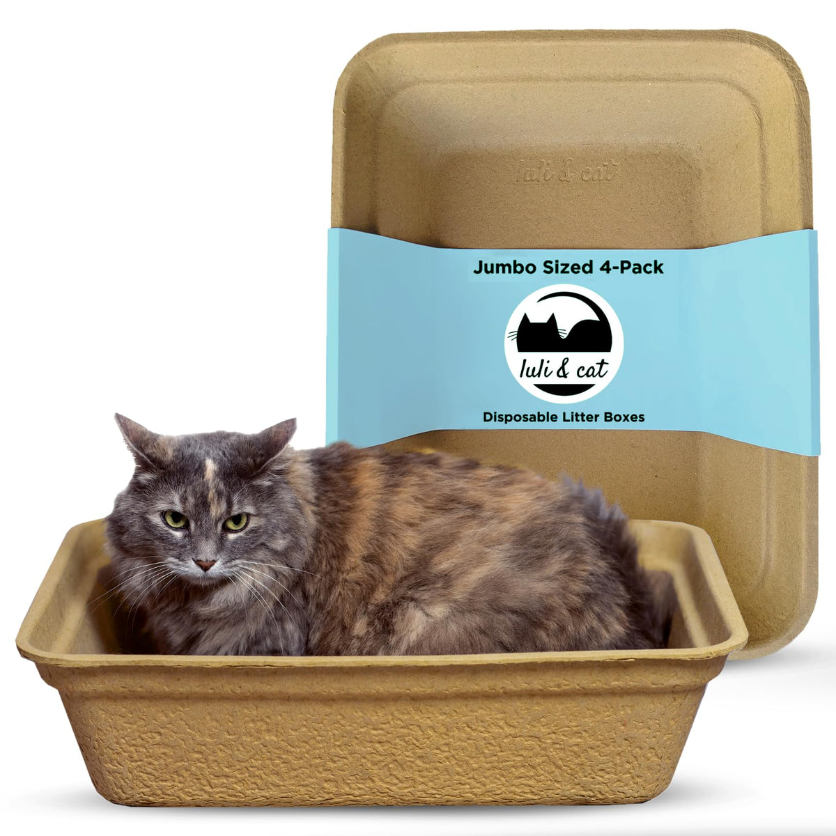 Disposable Litter Boxes 4-Pack V788