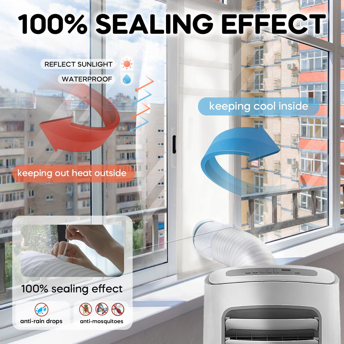 Portable AC Window Vent Kit D9765