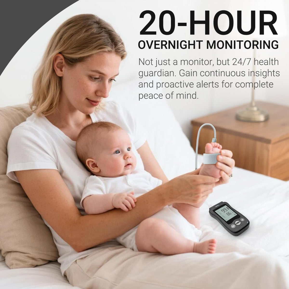 Handheld Pulse Oximeter with Wrap Probe U107