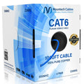 Cat6 Plenum 1000ft Pure Copper Ethernet Cable Blue O51397