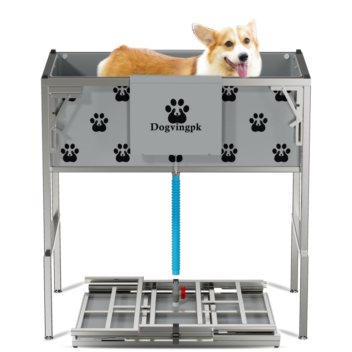 Portable Foldable Dog Bathtub W53914