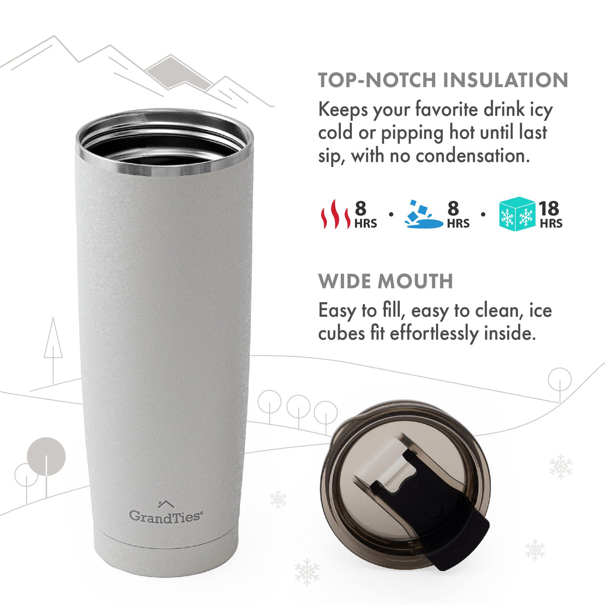 Insulated Stainless Steel Travel Tumbler 20oz D93766