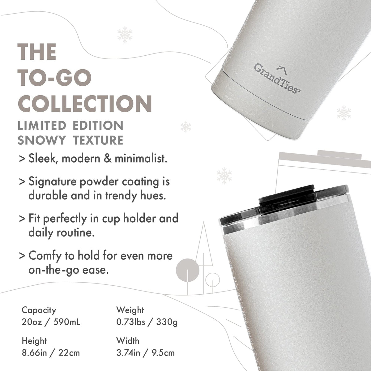 Insulated Stainless Steel Travel Tumbler 20oz D93766