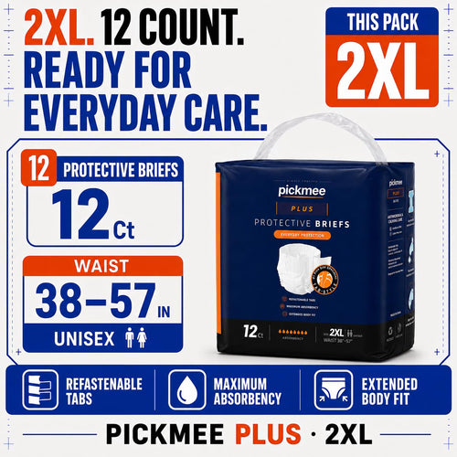 2XL Overnight Adult Diapers with Tabs, 12 Count Y525755