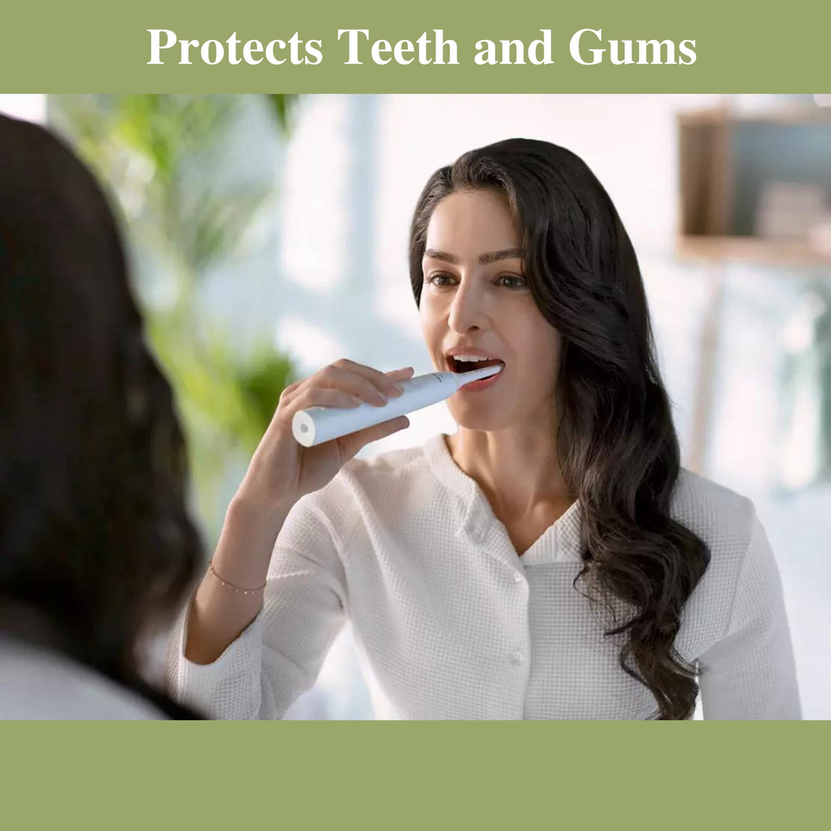 Rechargeable Electric Toothbrush with Pressure Sensor and Travel Case O994