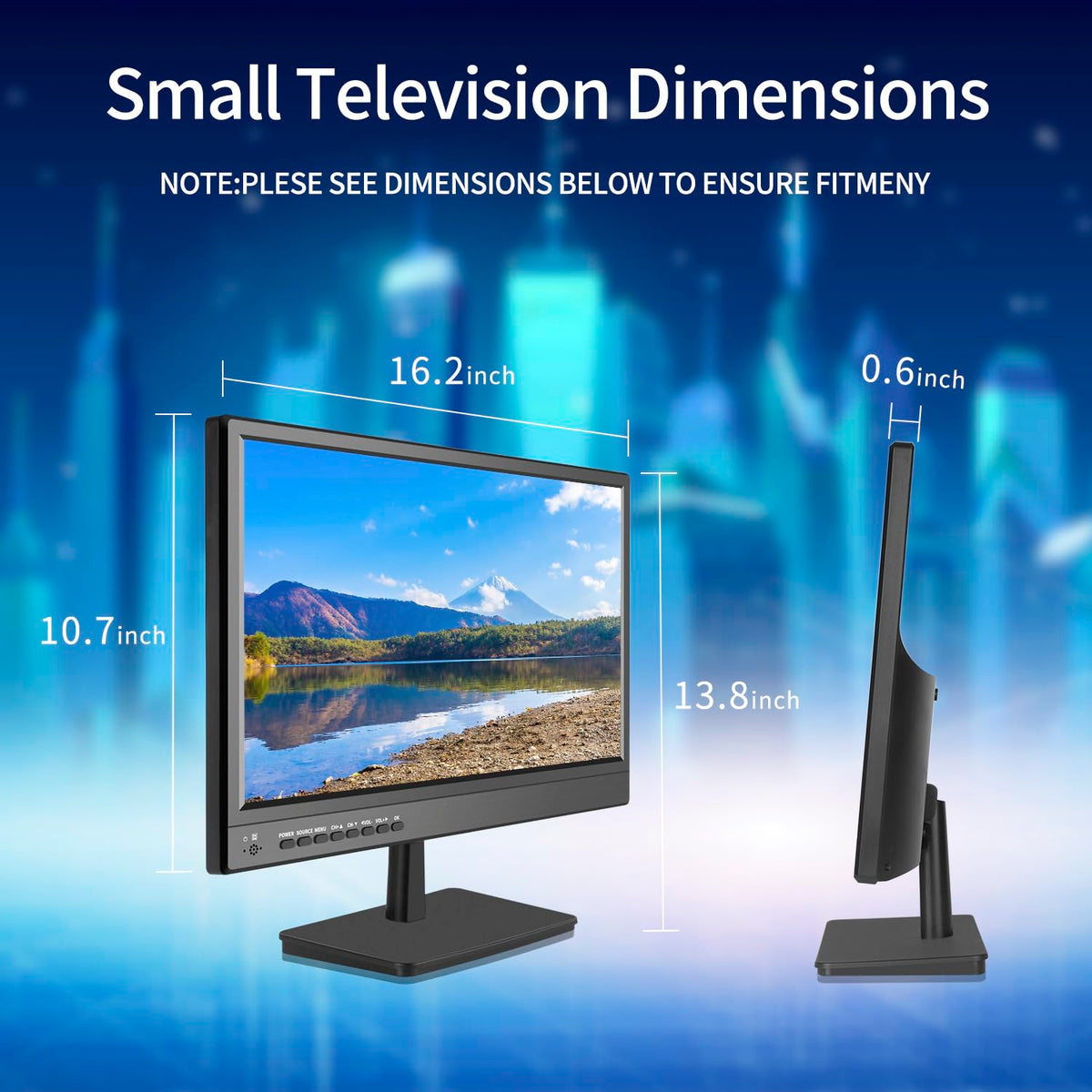 17 inch HD LED TV with Antenna Y739930