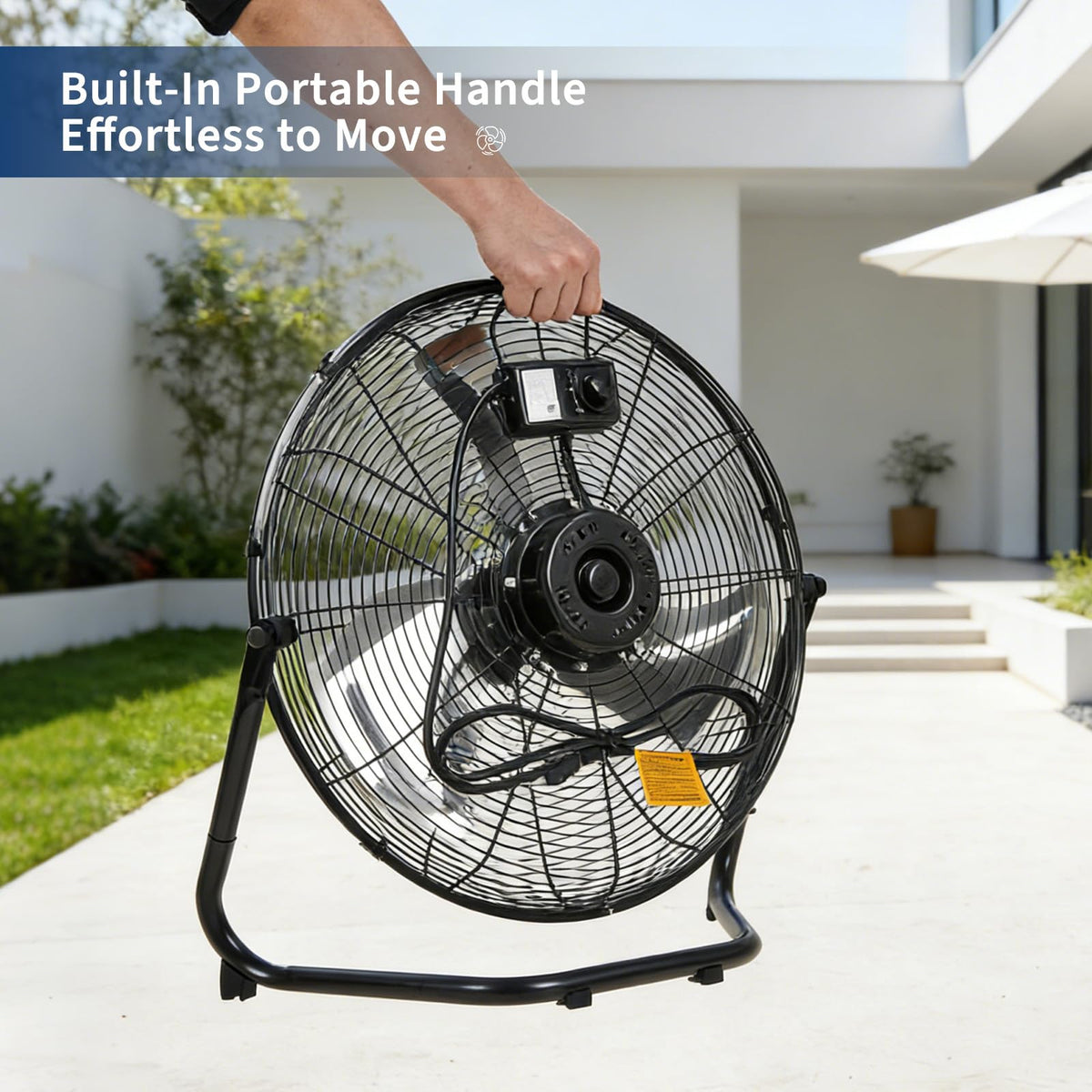 20 inch 3-Speed Metal Industrial Floor Fan G312