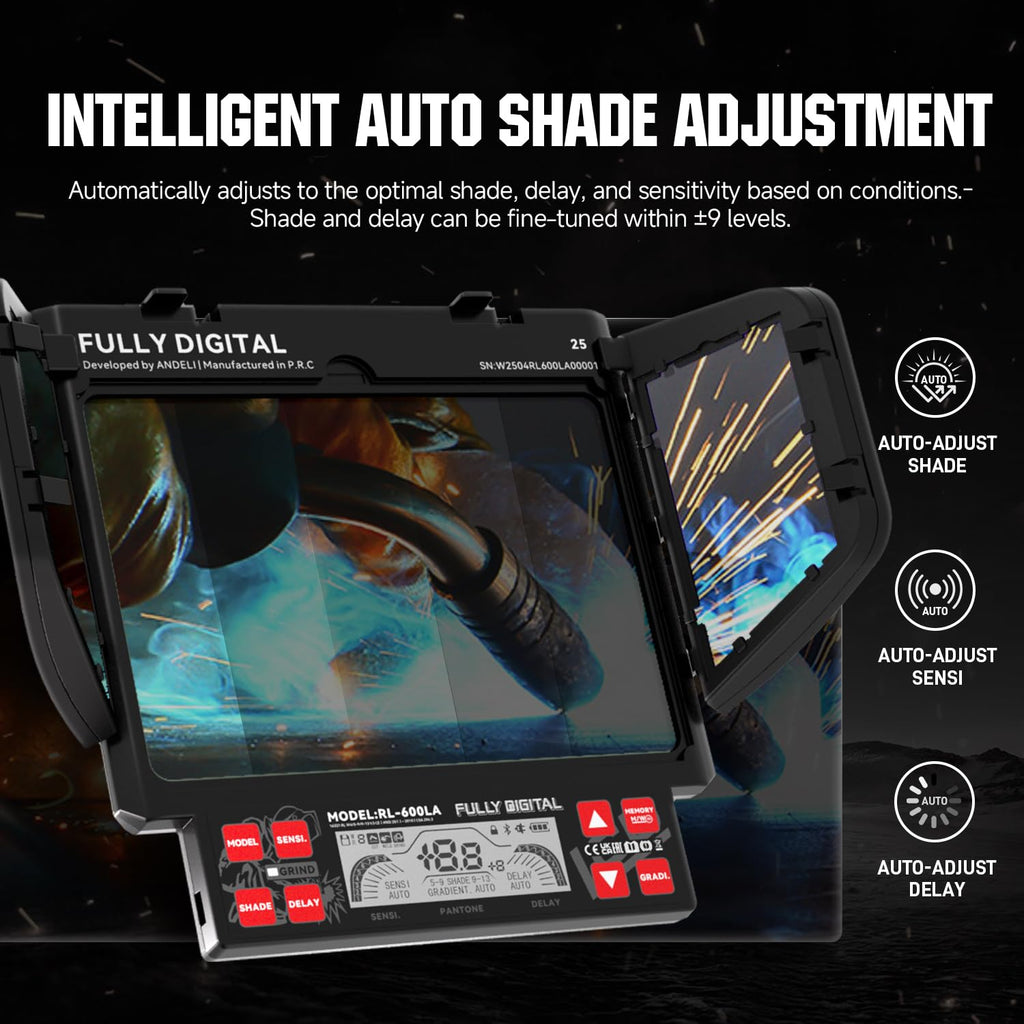 Intelligent Auto-Shade Welding Helmet P20070