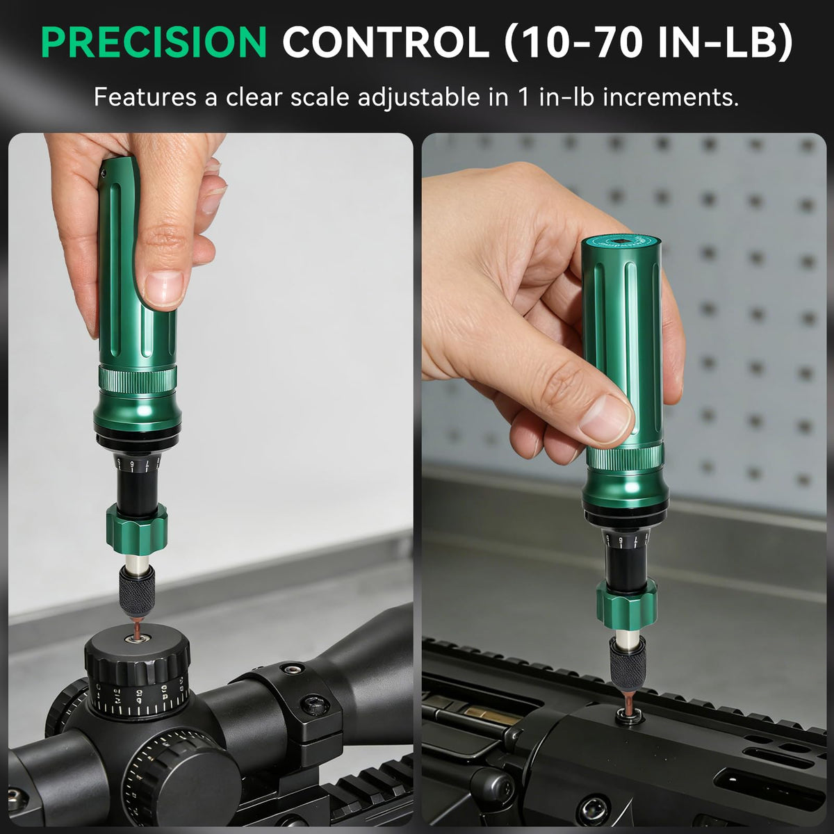10-70 in-lb 1/4" Drive 24 PCS Torque Screwdriver Set H656328