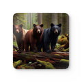 Black Bear Coasters Set of 4 I38171