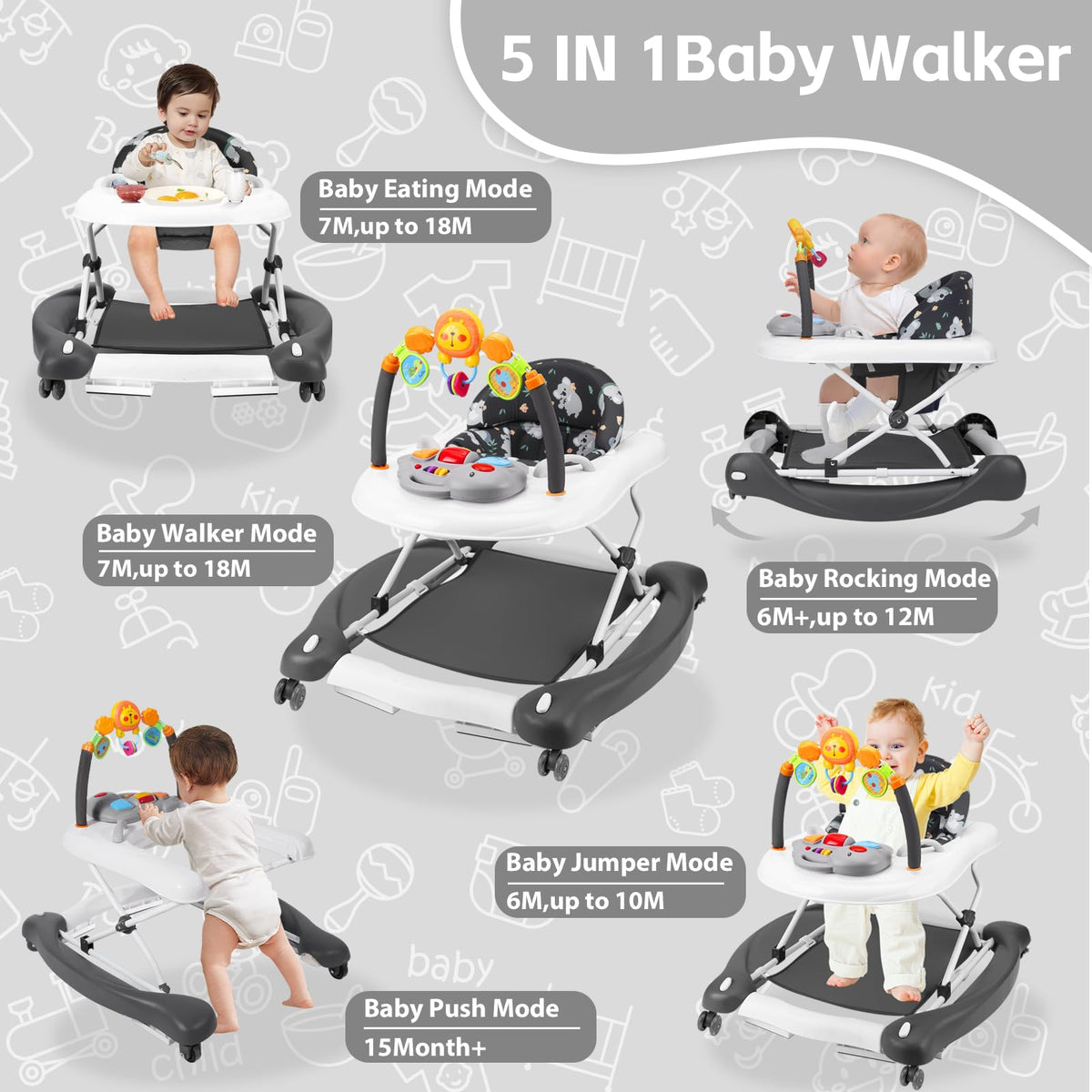 Foldable Baby Walker S135254