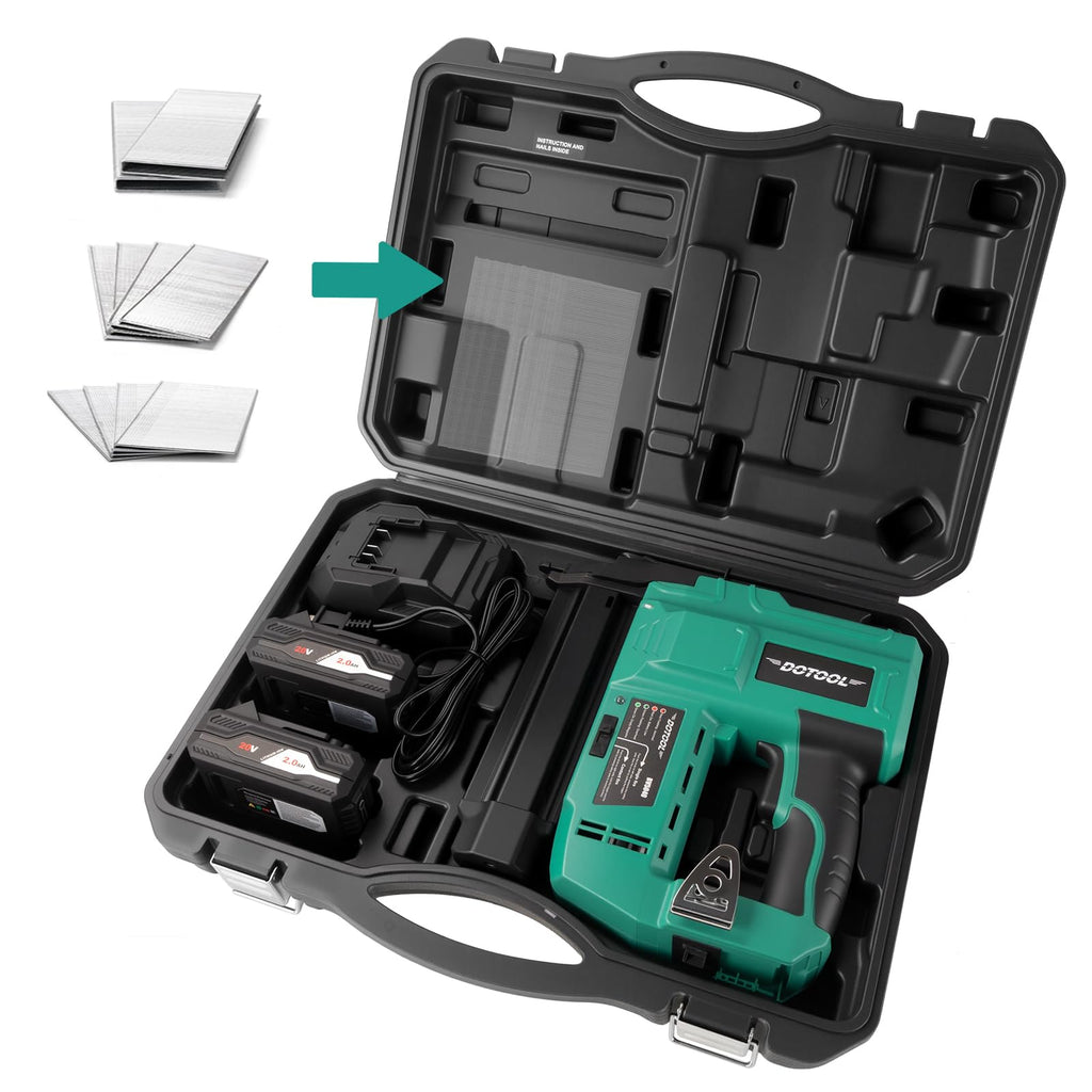 20V Cordless Brad Nailer Kit 2 in 1 Electric Nail Gun S94579