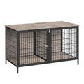 Greige Dog Crate Furniture D387