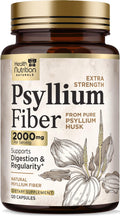 Psyllium Husk Capsules 2000 mg 120 Capsules U219