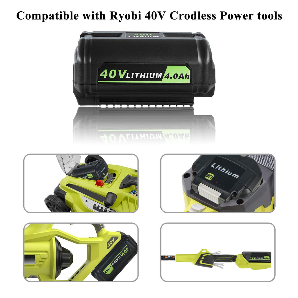 40V 4.0Ah Replacement Battery S940746