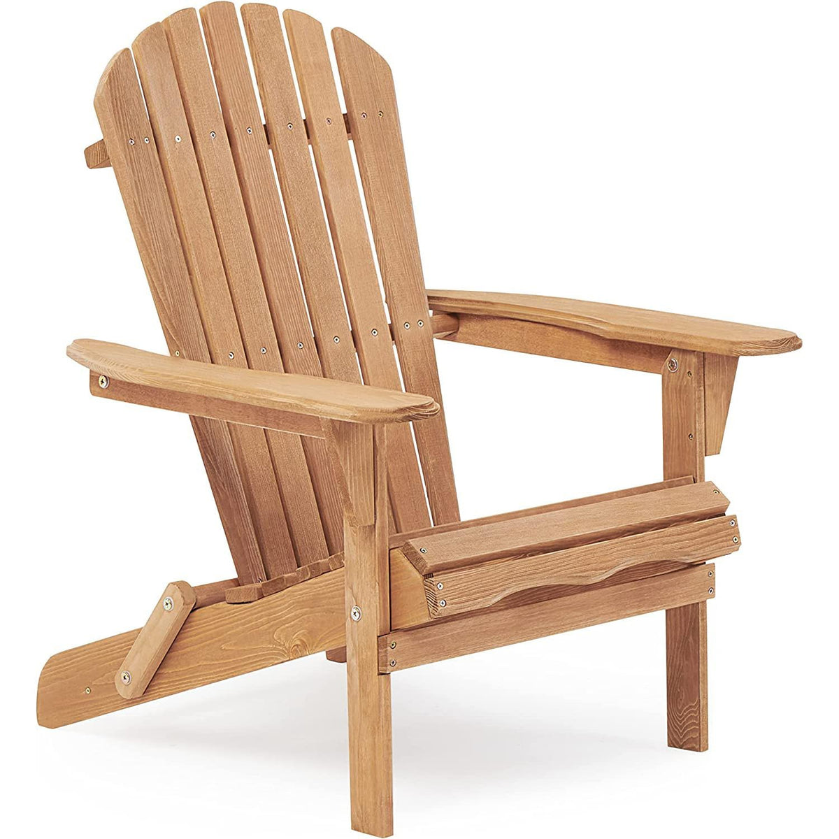 Adirondack Chair Set of 2 Wooden Folding Outdoor Chair S55362