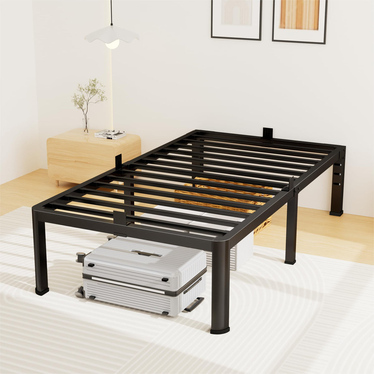 14 Inch Twin Metal Bed Frame F226304
