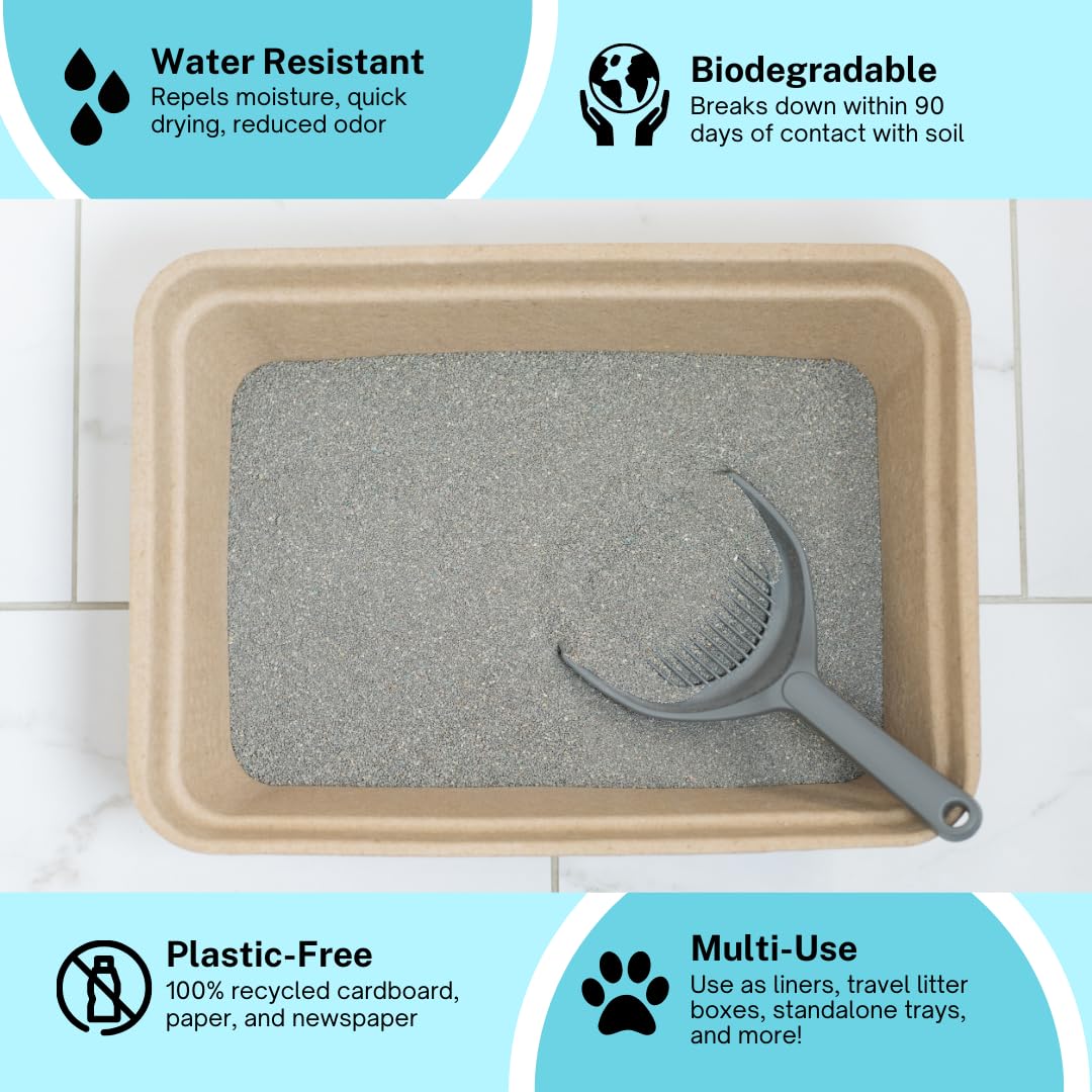 Disposable Litter Boxes 4-Pack V788