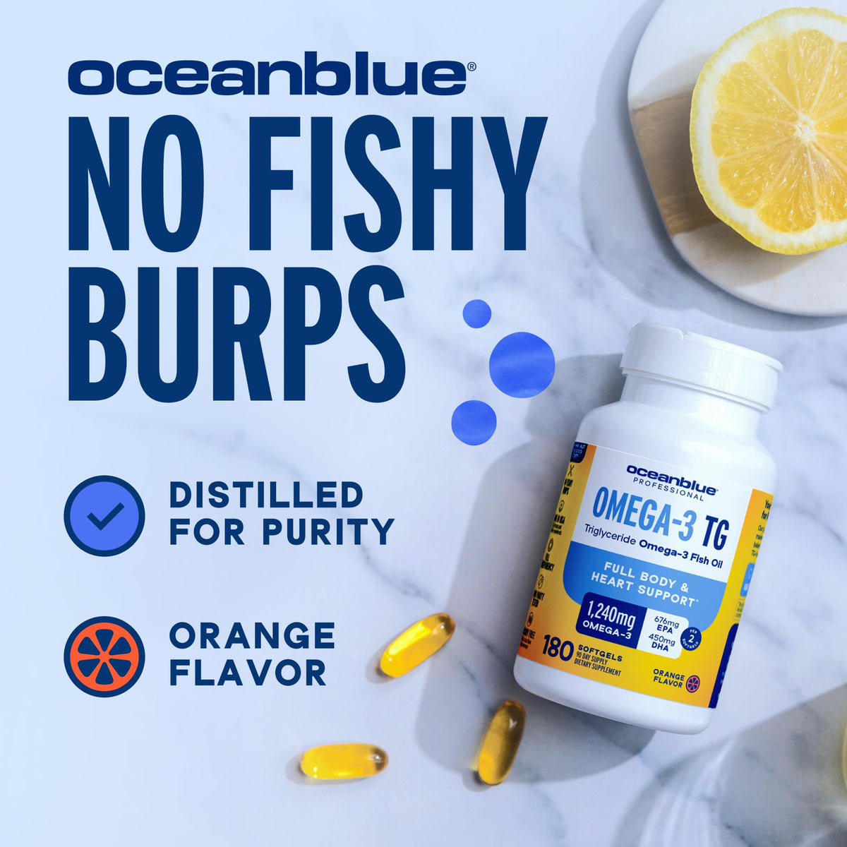 Omega-3 Fish Oil 180 Softgels O336