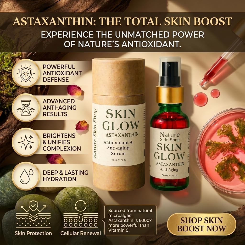 Astaxanthin Ceramide Anti-Aging Face Serum, 1 oz H7362