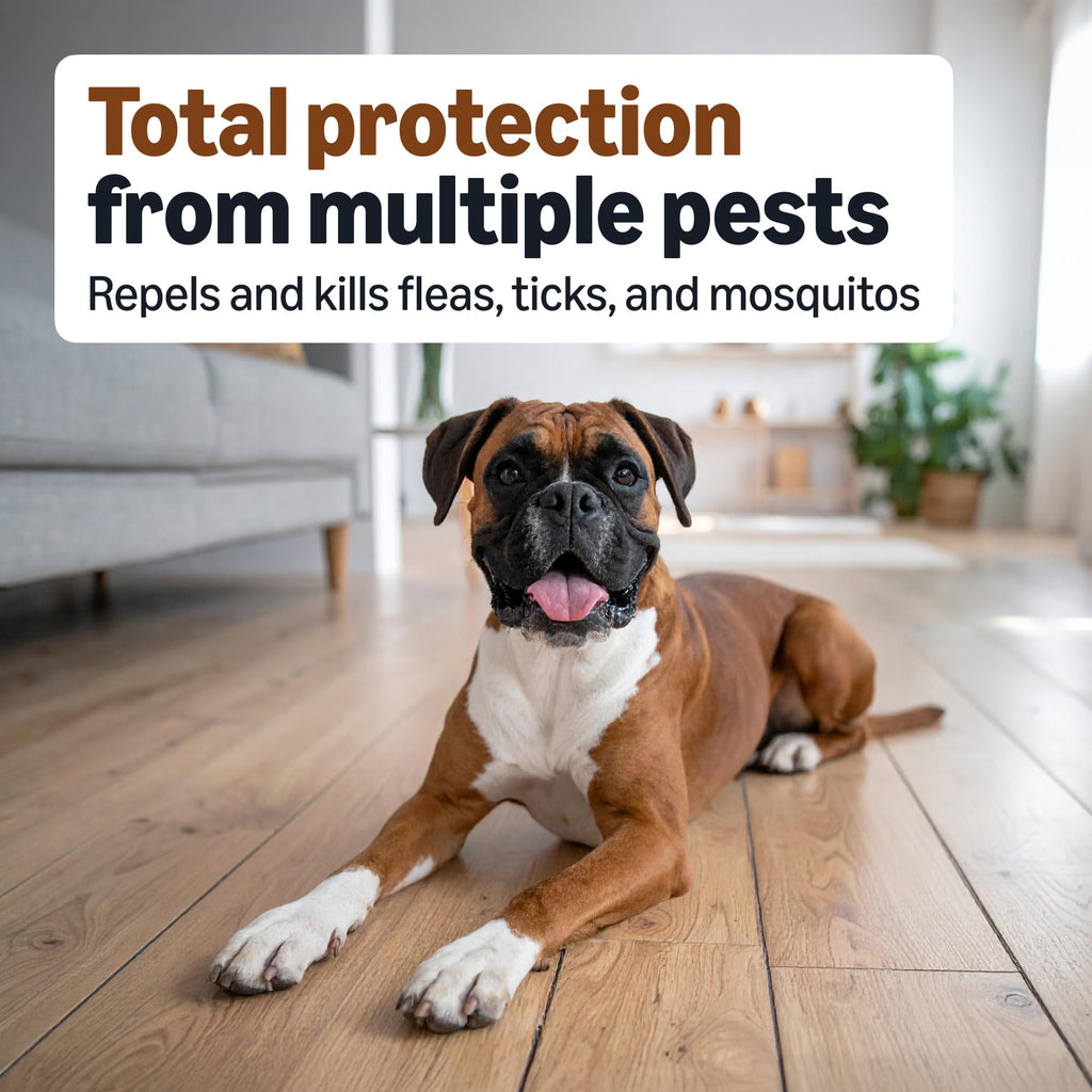 Flea Tick & Mosquito Topical Treatment for Large Dogs 4 Count G5251