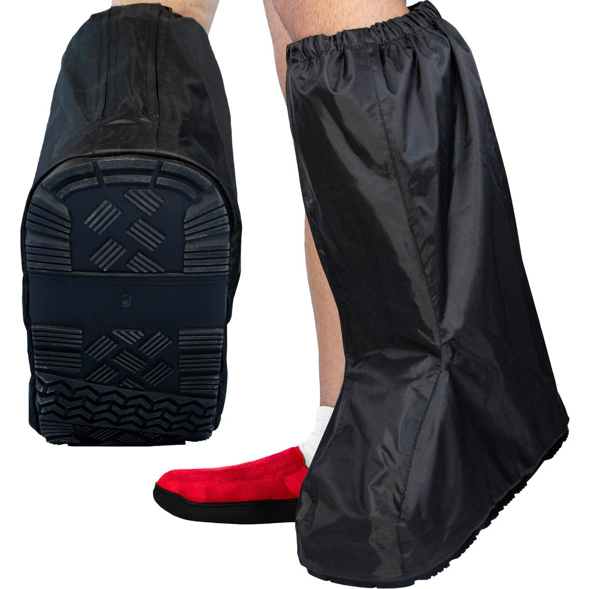 Water Resistant Walking Boot Cover with Anti-Slip Sole B179950