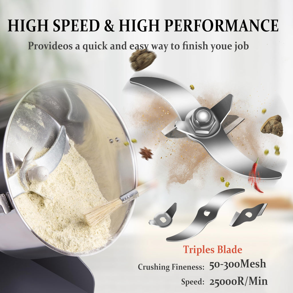150g Electric Stainless Steel Grain Mill N137925