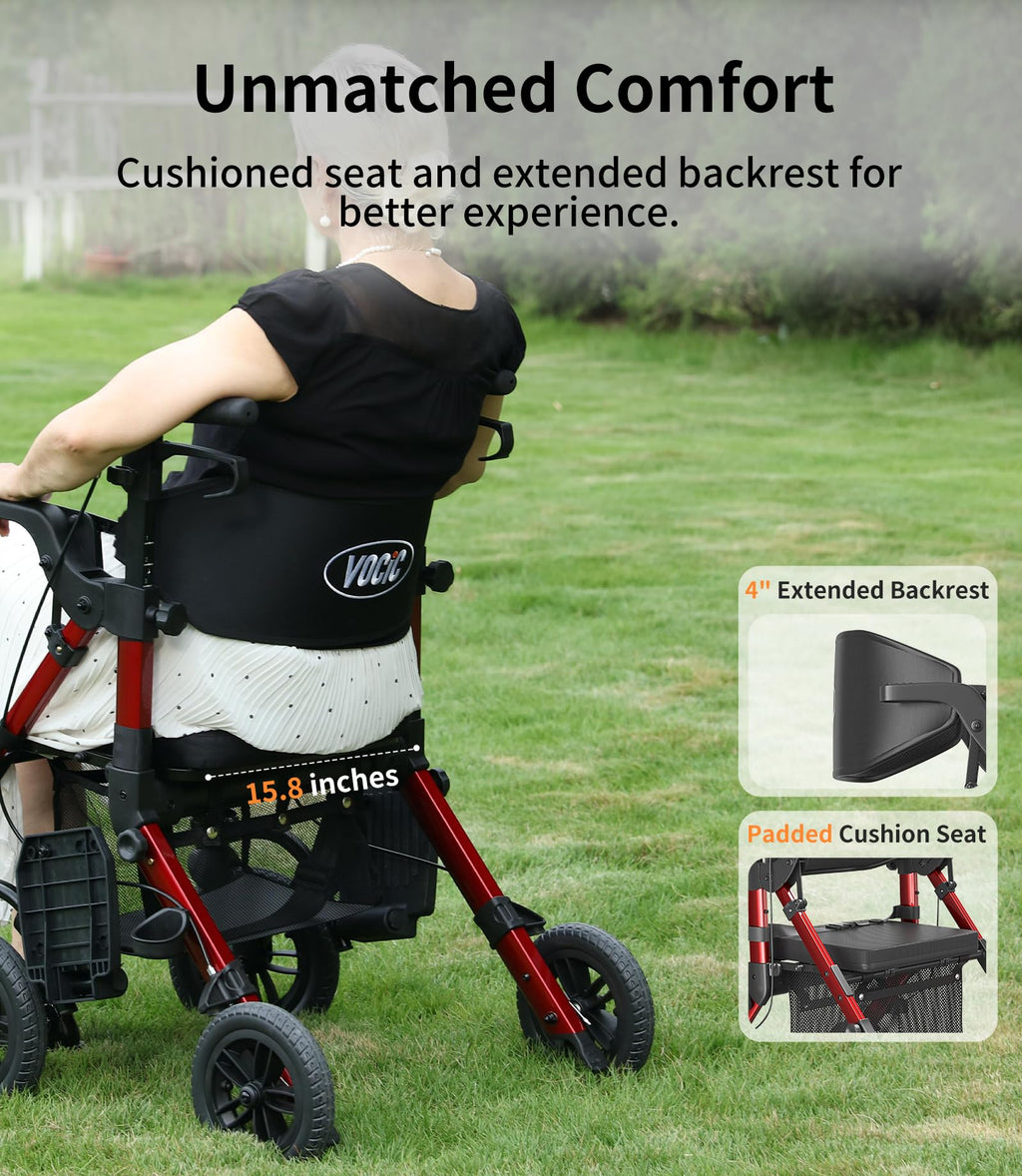 2 in 1 Walker Wheelchair Combo U5936