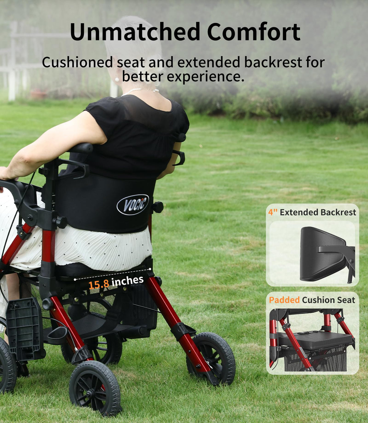 2 in 1 Walker Wheelchair Combo U5936