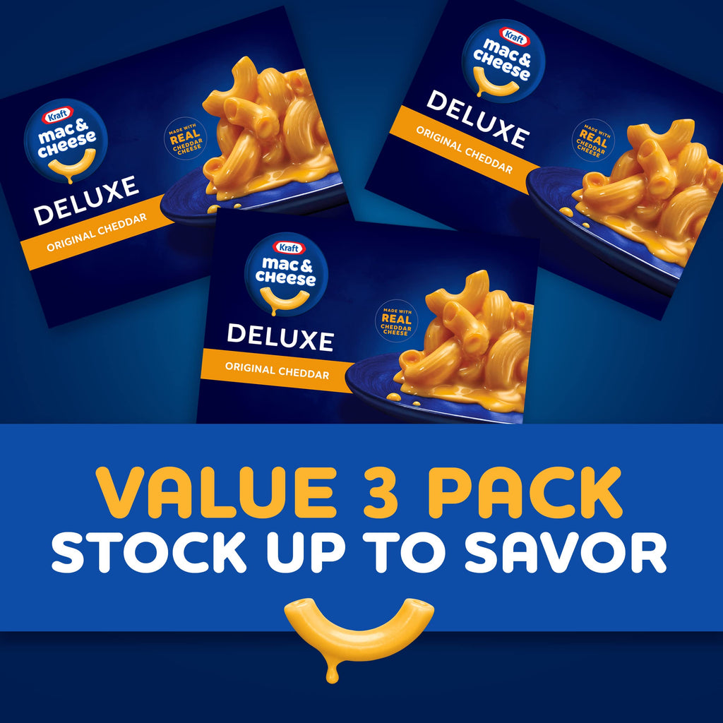 Mac and Cheese Dinner 3 Boxes Original Cheddar 14 oz Y929
